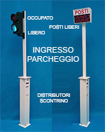 Colonna controllo ingresso con spira sensore veicolo mod. Controllo SPIRA (COD. 44700000)